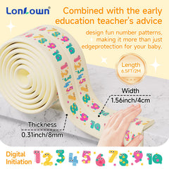 Lonlown edge protector adhesive detail demonstrates no-mark PET tape