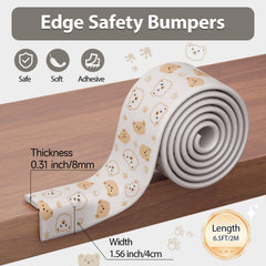 Lonlown corner bumper close-up highlighting soft foam protection for corners.