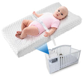 LOONAH compact changing pad cover—removable and machine-washable for quick cleanup.
