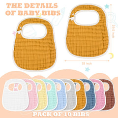 Loopeer bib with side snaps shown; adjustable fit for growing babies.