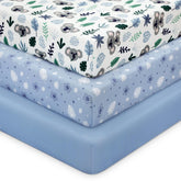 Looxii baby crib sheets universal-fit-52x28 shows snug, secure sleep for standard cribs