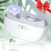 LOQOMI electric nail clipper 2-in-1 design for shaping and polishing nails.