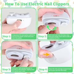 LOQOMI two-speed adjustment enables gentle or faster nail shaping.