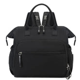 Loradi convertible-diaper-bag-tote top view shows organized interior for quick access.