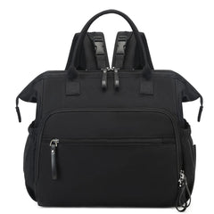 Loradi convertible-diaper-bag-tote top view shows organized interior for quick access.
