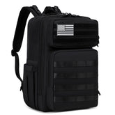 LORADI Dad Diaper Backpack front view highlighting rugged tactical design