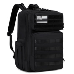 LORADI Dad Diaper Backpack front view highlighting rugged tactical design