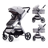 LORTSYBAB 2-in-1 stroller with reversible seat for flexible viewing in grey