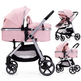 LORTSYBAB 2-in-1 stroller folding for easy travel and storage.