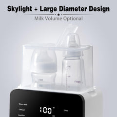 Losbenco milk warming in 2โ7 minutes to comfortable body temperature.