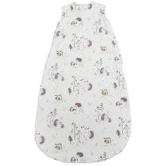 Loulou Lollipop sleepsack features 2-way zipper for easy diaper changes.