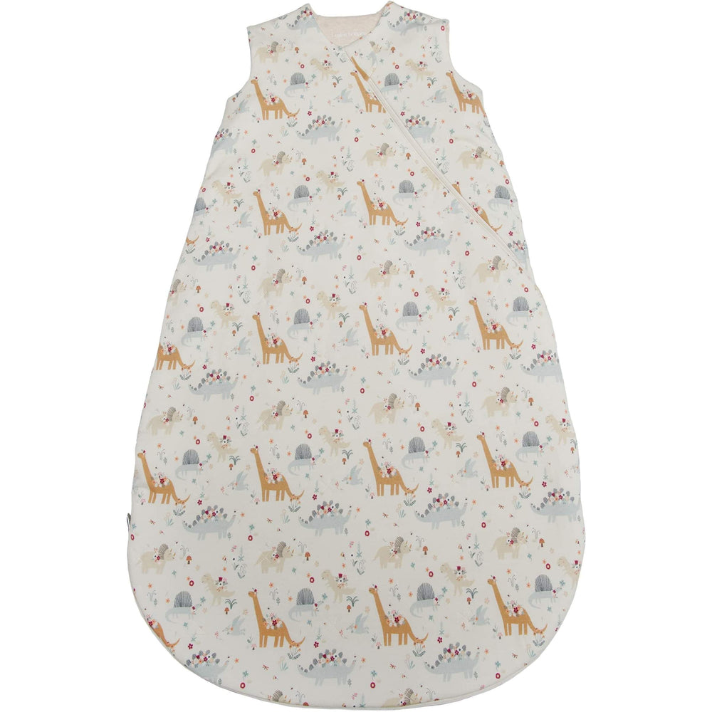 Loulou Lollipop wearable blanket in Baby Dinomite print with breathable TENCEL Lyocell for comfortable sleep