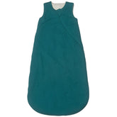 Loulou Lollipop waffle-peacock sleepsack shows breathable fabric for comfortable sleep