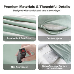 LOVE MAGE infant lounger filled with 3D polyester fiber for gentle support.