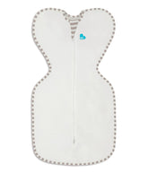 Love to Dream Swaddle UP arm-up design shows natural arms-up self-soothing potential.