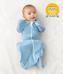 Love to Dream Swaddle Up soft cotton fabric enhances skin comfort for babies.
