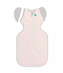 Love to Dream Swaddle Up Transition arm-free design pink enables easier movement.
