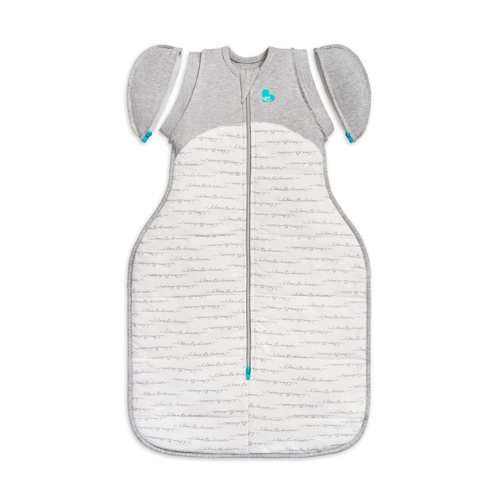 Love to Dream Swaddle Up Transition Bag Warm front view shows secure fit for easing transitions.