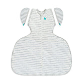Love to Dream Swaddle Up Transition Bag pink silly goose exterior supports smooth arm transition