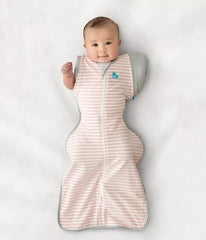 Love to Dream Swaddle Up Transition shoulder-friendly fit supports hip alignment.