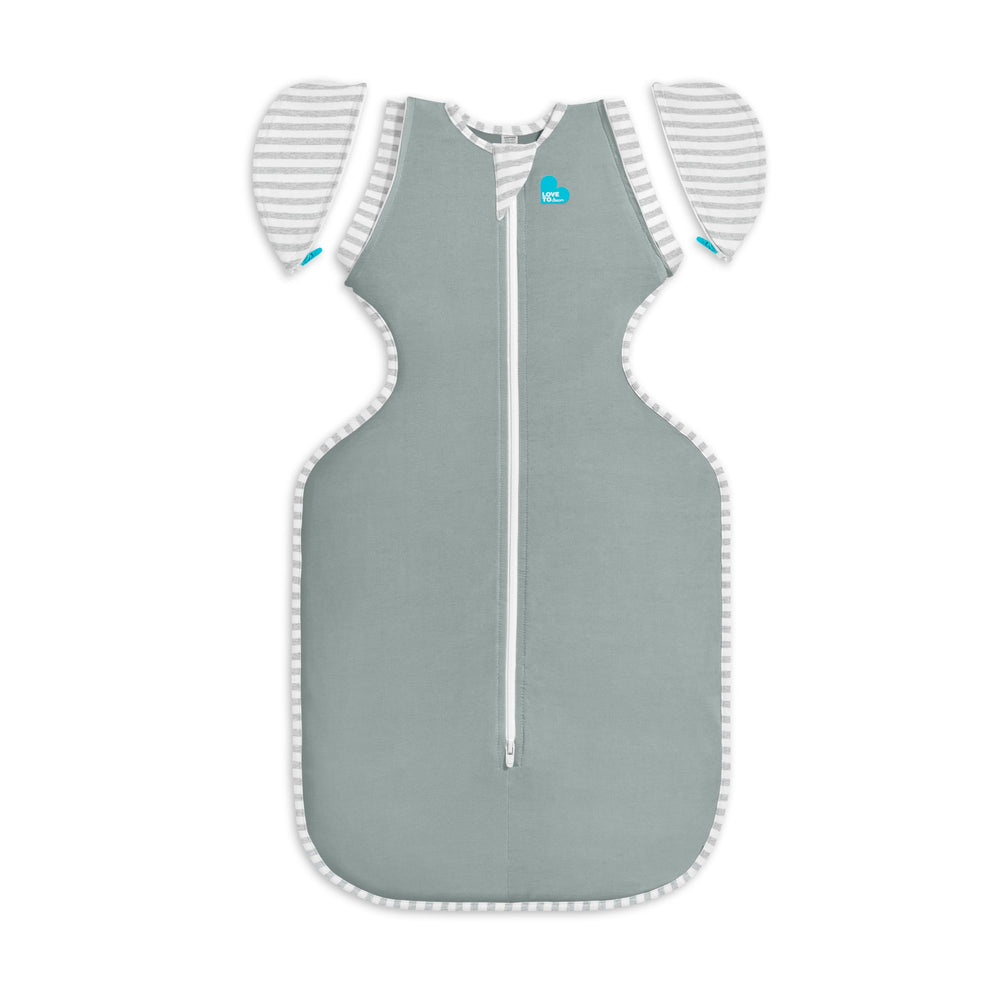 Love to Dream Swaddle Up Transition wings zip-off for flexible sleep routines.