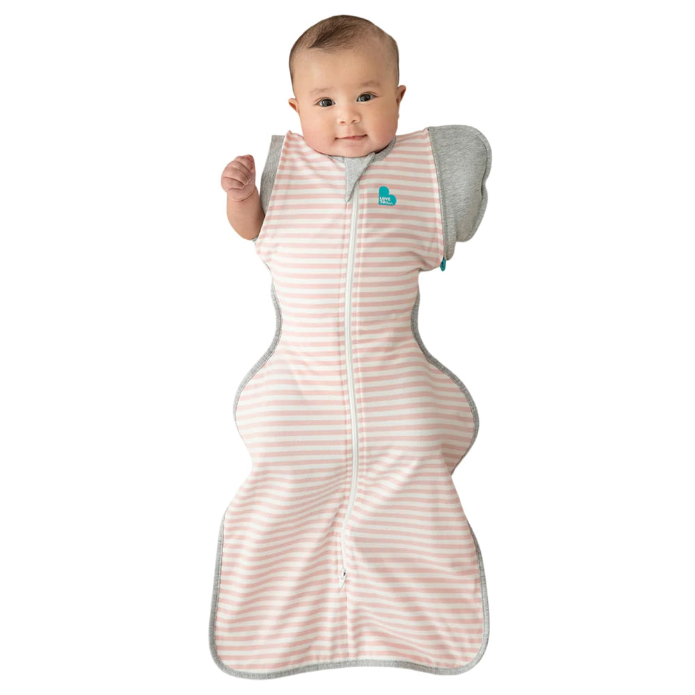 Love to Dream Swaddle Up Transition zip-off wings pink for gentle transition support.