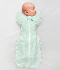 Love to Dream Swaddle Up two-way zipper enables safe nighttime diaper changes.