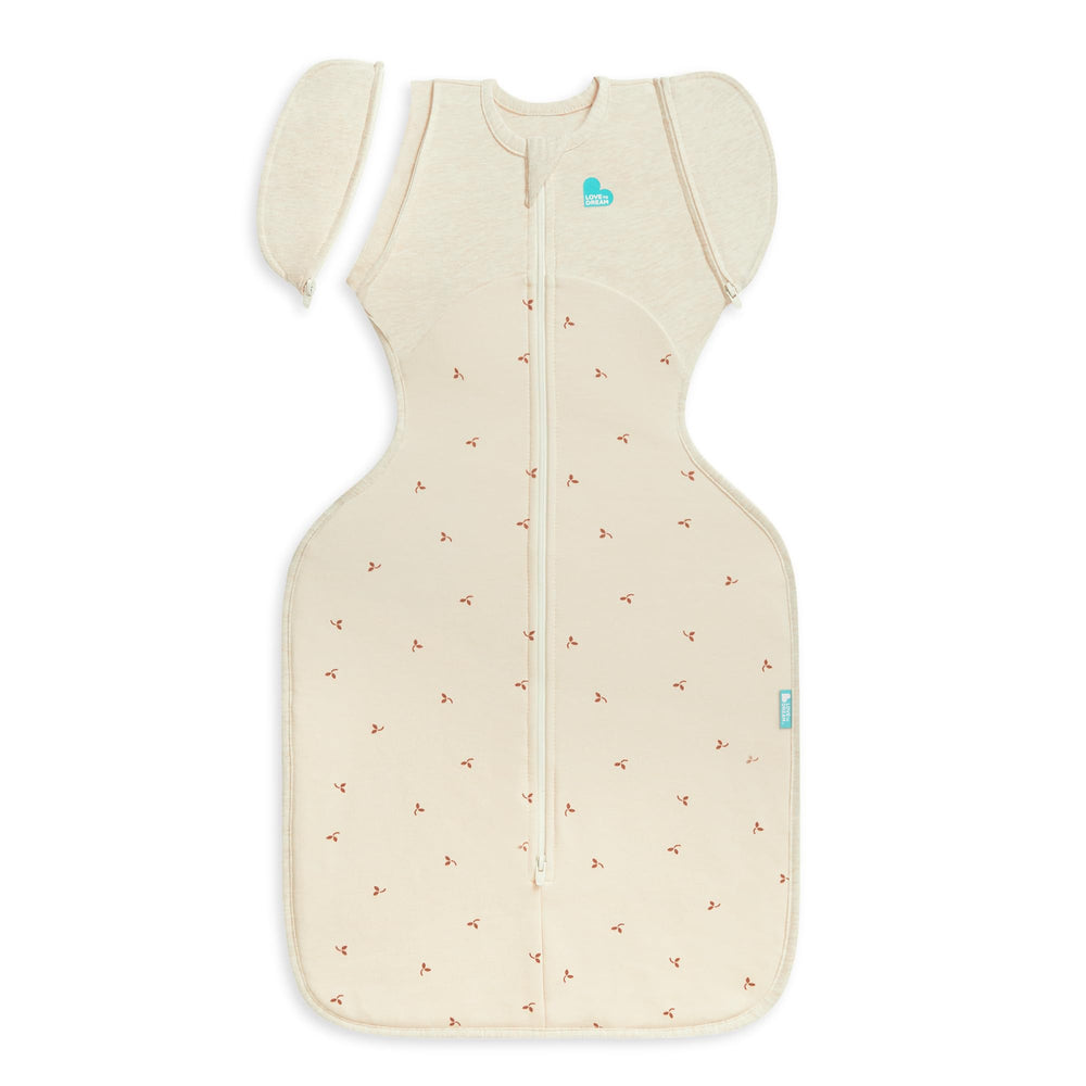 Love to Dream Transition Bag 1.5T with zip wings enables controlled transition sleep.