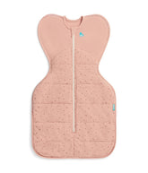 Love to Dream Swaddle Up 2.5 TOG rose front view promotes self-soothing.