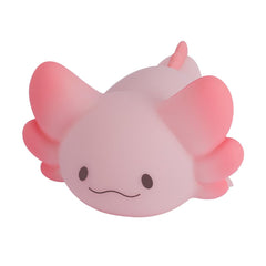 LOVERUIS axolotl night light front view with 9 colors for soothing bedtime.