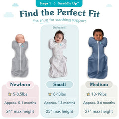 Love to Dream Swaddle UP Extra Warm olive small snug-fit fabric closeup for comfort
