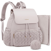 LOVEVOOK diaper bag backpack front view shows sleek, organized travel companion for moms