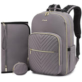 LOVEVOOK diaper bag front view shows spacious pockets for quick baby essentials.