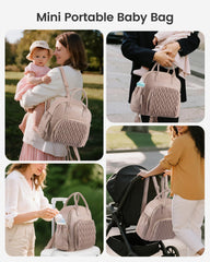 LOVEVOOK diaper bag internal mesh pocket provides quick access to small items