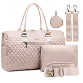 LOVEVOOK diaper bag opening shows spacious main compartment for quick baby essentials