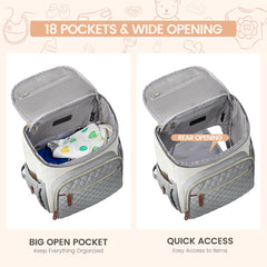 LOVEVOOK diaper backpack lightweight sturdy design for stylish outings