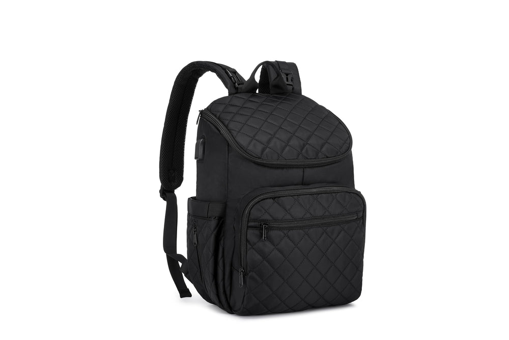 LOVEVOOK diaper bag backpack shows portable changing pad for quick diaper changes anywhere