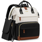 LOVEVOOK diaper bag backpack front view highlights accessible pockets for quick diaper changes.