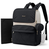 LOVEVOOK diaper bag backpack front view showing waterproof fabric and roomy pockets.