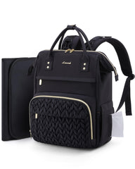LOVEVOOK diaper bag backpack demonstrates large capacity for organizing baby essentials on the go