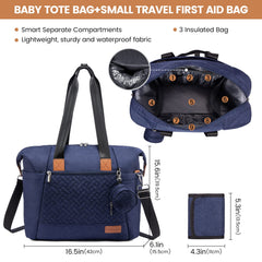 LOVEVOOK diaper bag tote pacifier box keeps items hygienic and accessible