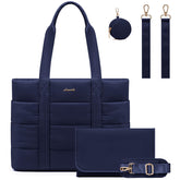 LOVEVOOK Diaper Bag Tote with soft cotton feel for comfortable daily wear.