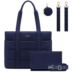 LOVEVOOK Diaper Bag Tote with soft cotton feel for comfortable daily wear.