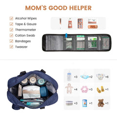 LOVEVOOK diaper bag tote waterproof pocket holds damp items securely