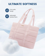 LOVEVOOK diaper tote with insulated pockets keeps bottles ready for feedings.