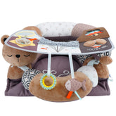 Lovvie & Joy detachable-pillow-playmat enables comfy, versatile baby playtime.