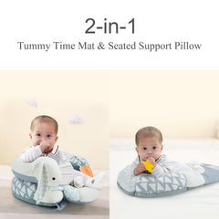 Lovvie & Joy upper cushion on the mat provides comfortable baby seating.