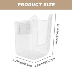 Loyanger wipes holder side view highlights slim, space-saving design