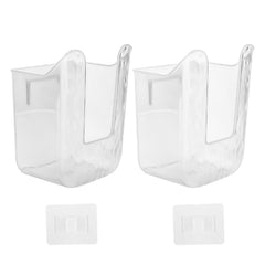 Loyanger clear acrylic tissue box emphasizes durability and visibility for easy refills