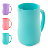 LOYATRO baby bath rinse cup cat turquoise pour helps rinse away soap and suds.